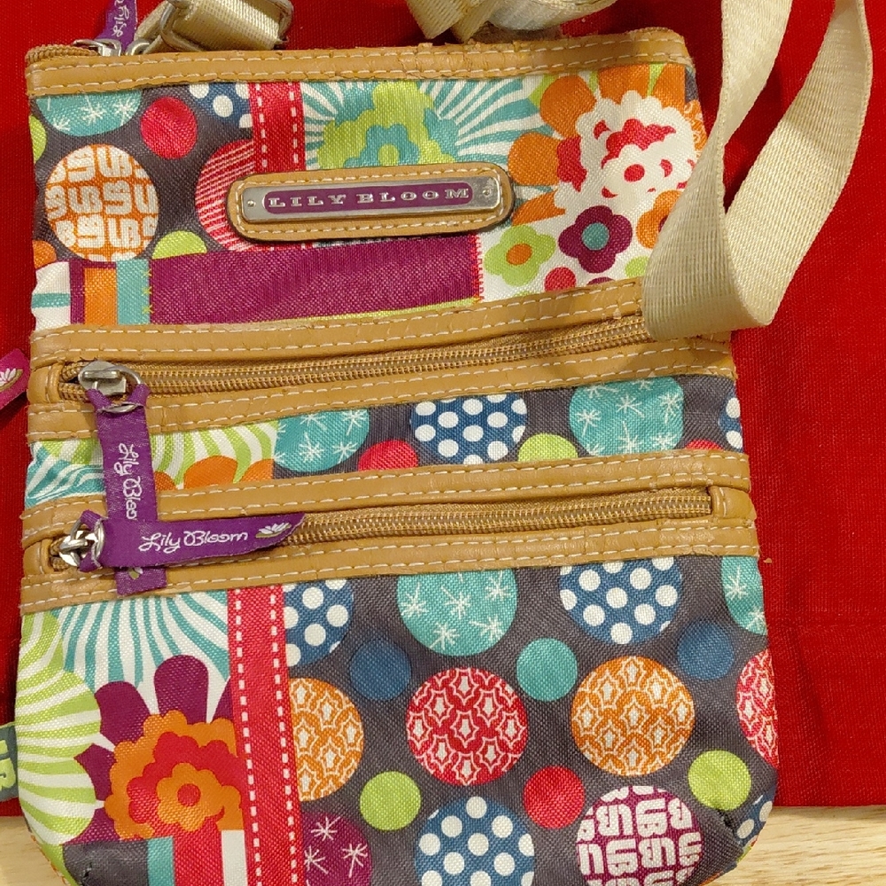 Lily Bloom Multicolor Patchwork Crossbody Bag